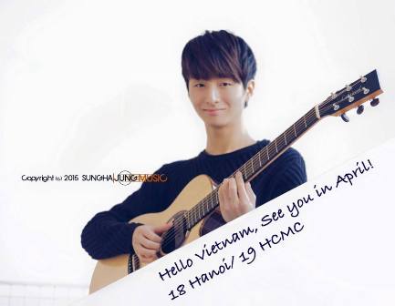 Thần đồng guitar Hàn Quốc Sungha Jung biểu diễn tại Việt Nam